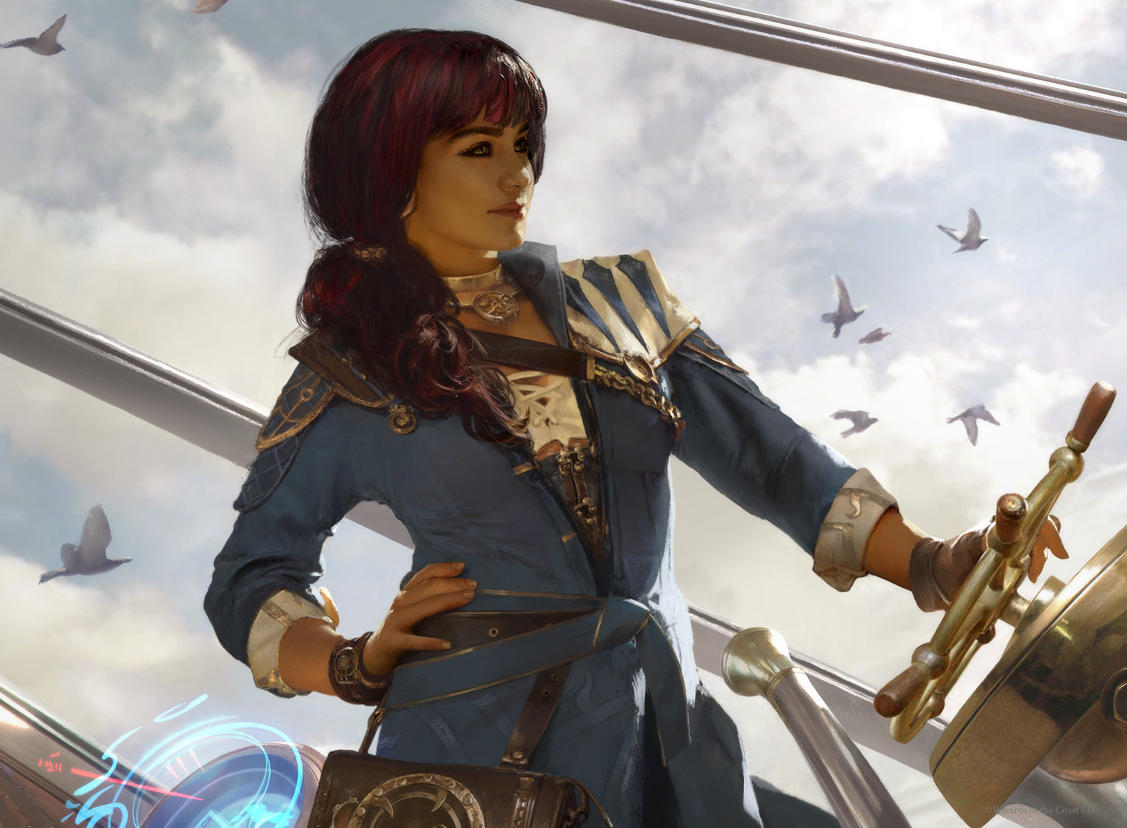 Jhoira Weatherlight Captain Altered Full Art MTG Magic Commander EDH Gift 